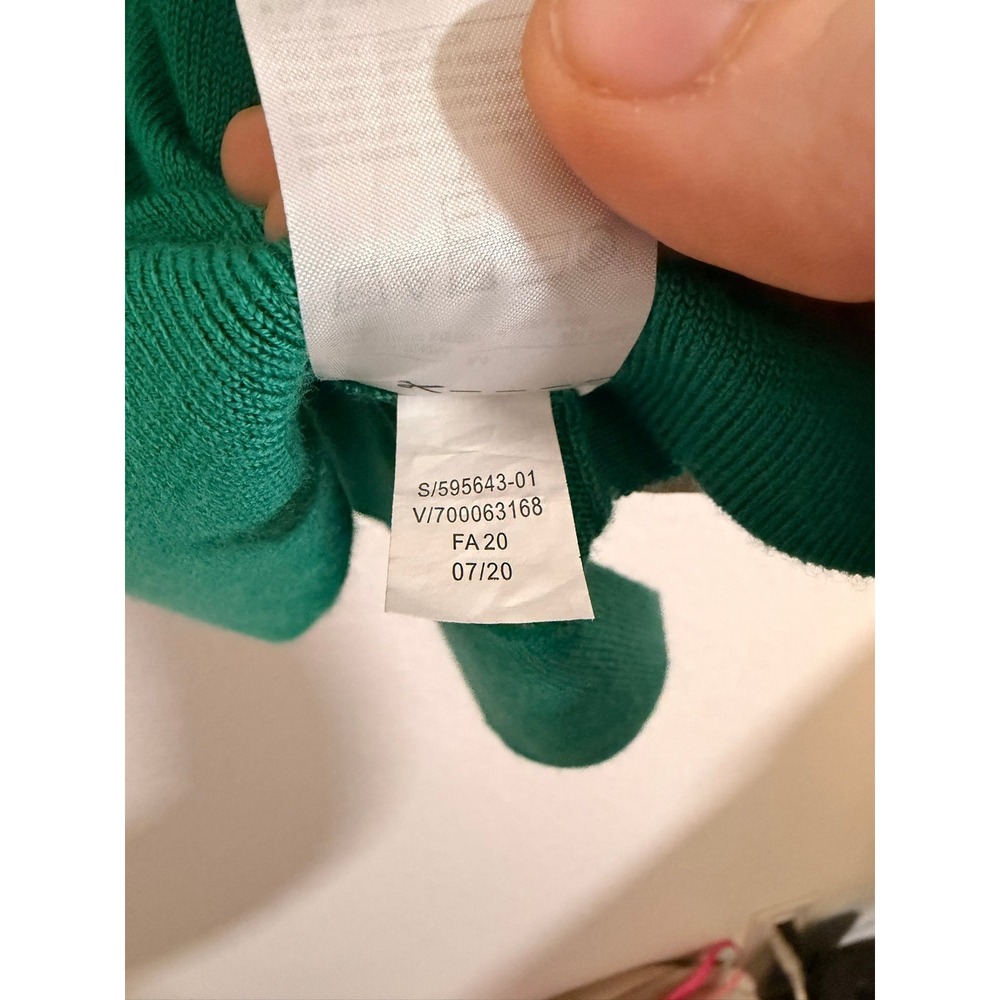 Banana Republic Womens Green 100% Merino Wool Crewneck Sweater S/595643-01 M - Picture 4 of 5